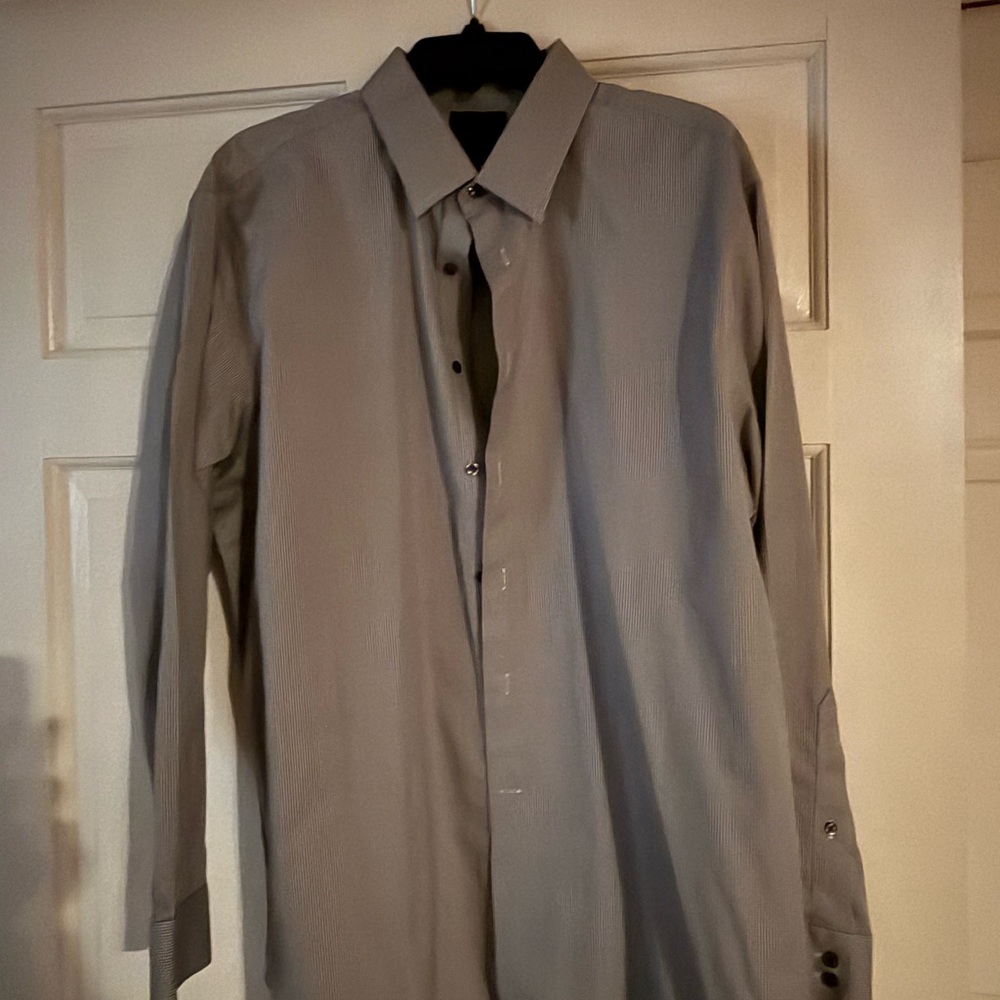 Jos. A. Bank Classic Gray Dress Shirt